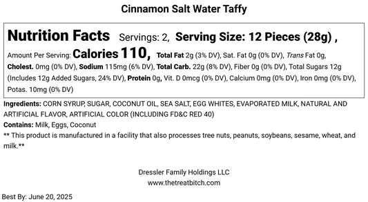 Cinnamon Salt Water Taffy