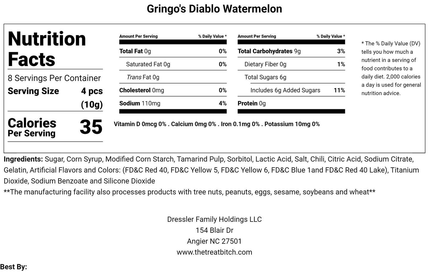 Gringo's Diablo Watermelon