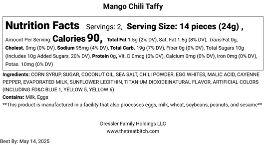 Mango Chili Salt Water Taffy