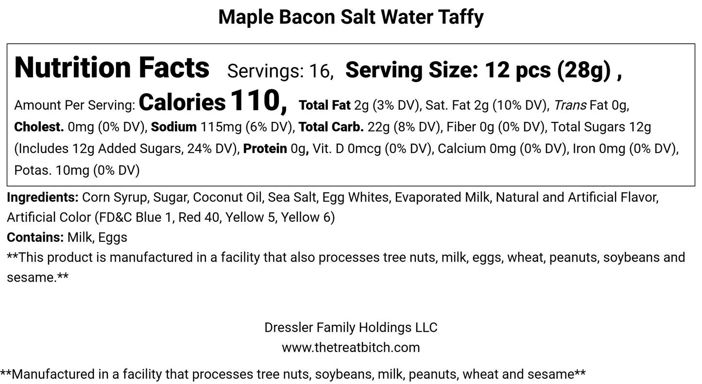 Maple Bacon Salt Water Taffy