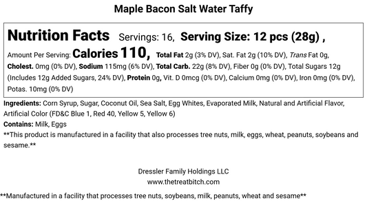 Maple Bacon Salt Water Taffy